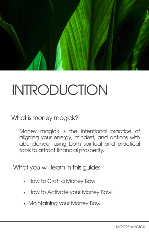 Money Bowl Magick Ebook