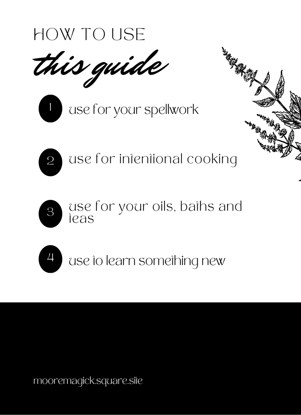 Herbal Magickal Correspondence Ebook